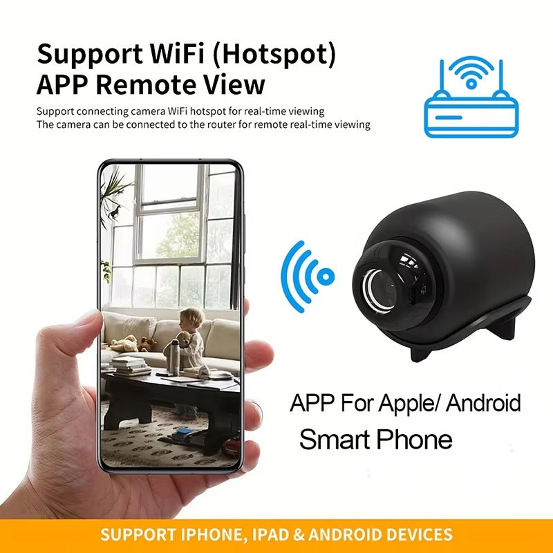 New X5 Mini Camera 1080P Clear Night Vision Lightweight Portable Premium Cams Motion Detection Wireless WiFi Surveillance Camera